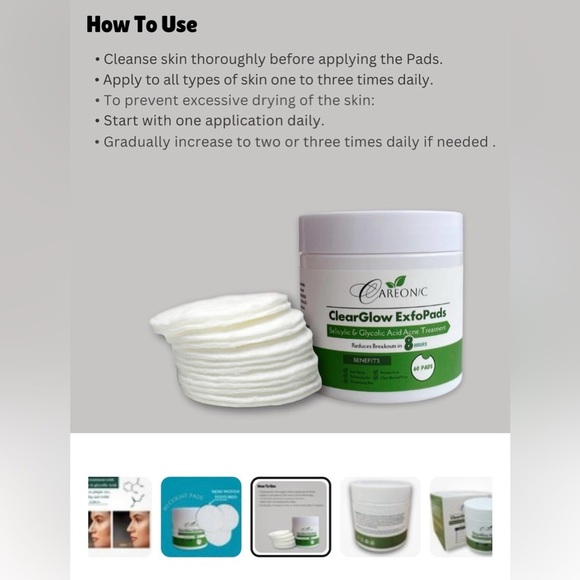 ClearGlow ExfoPads - Green - Picture 6 of 8